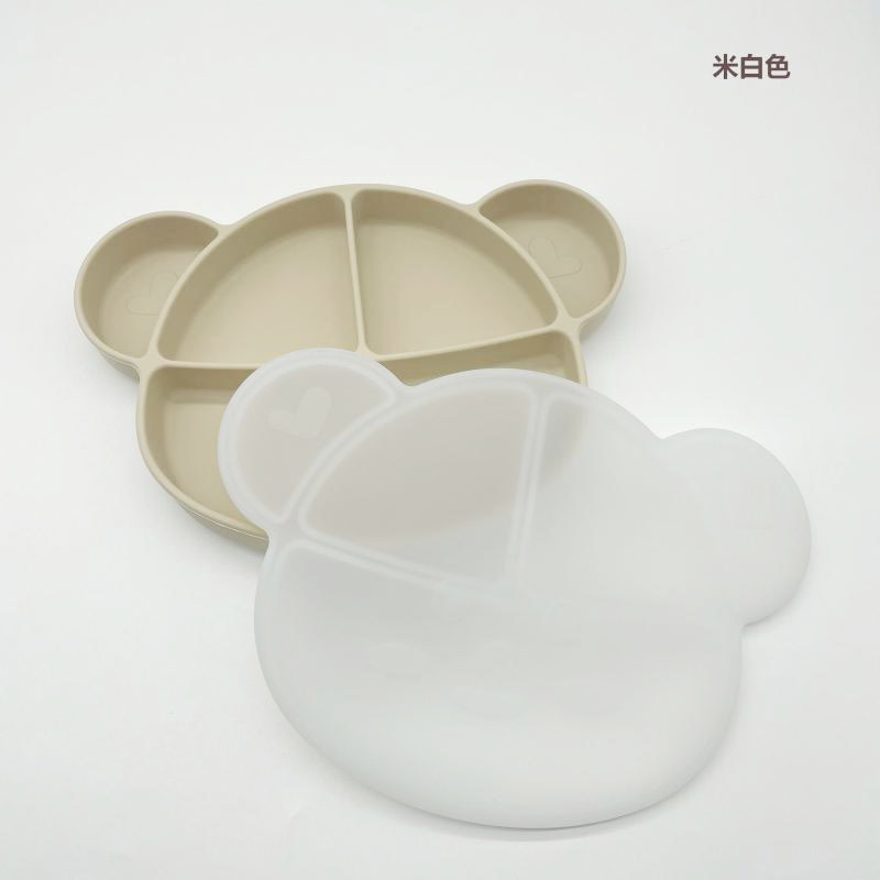 HCD-016 (미키 접시 + 더스트커버) 쌀 화이트