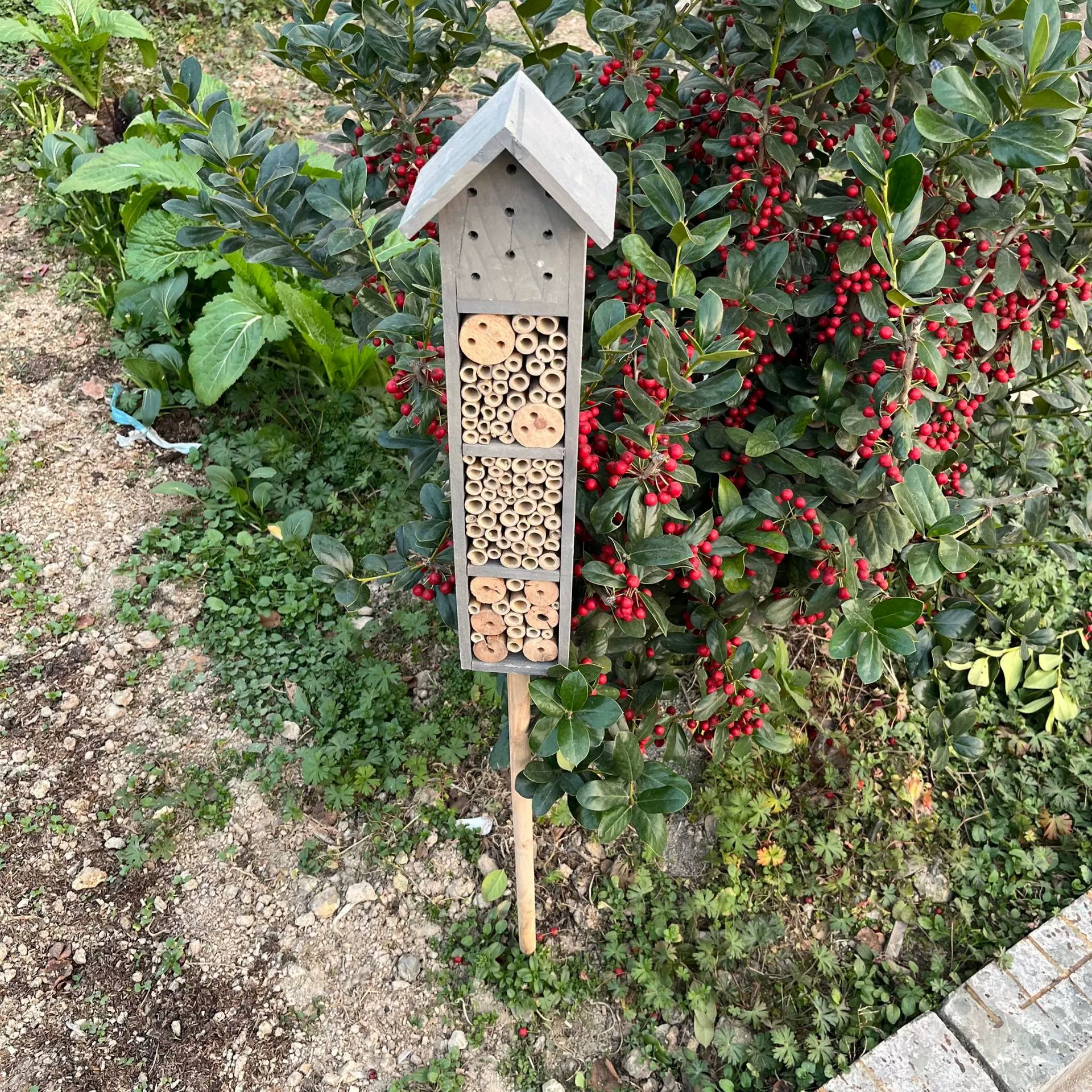 Внешняя торговля Хвост с колонной пчелиный домик насекомое Отель Природное образование Учебные пособия Деревянный садовый орнамент