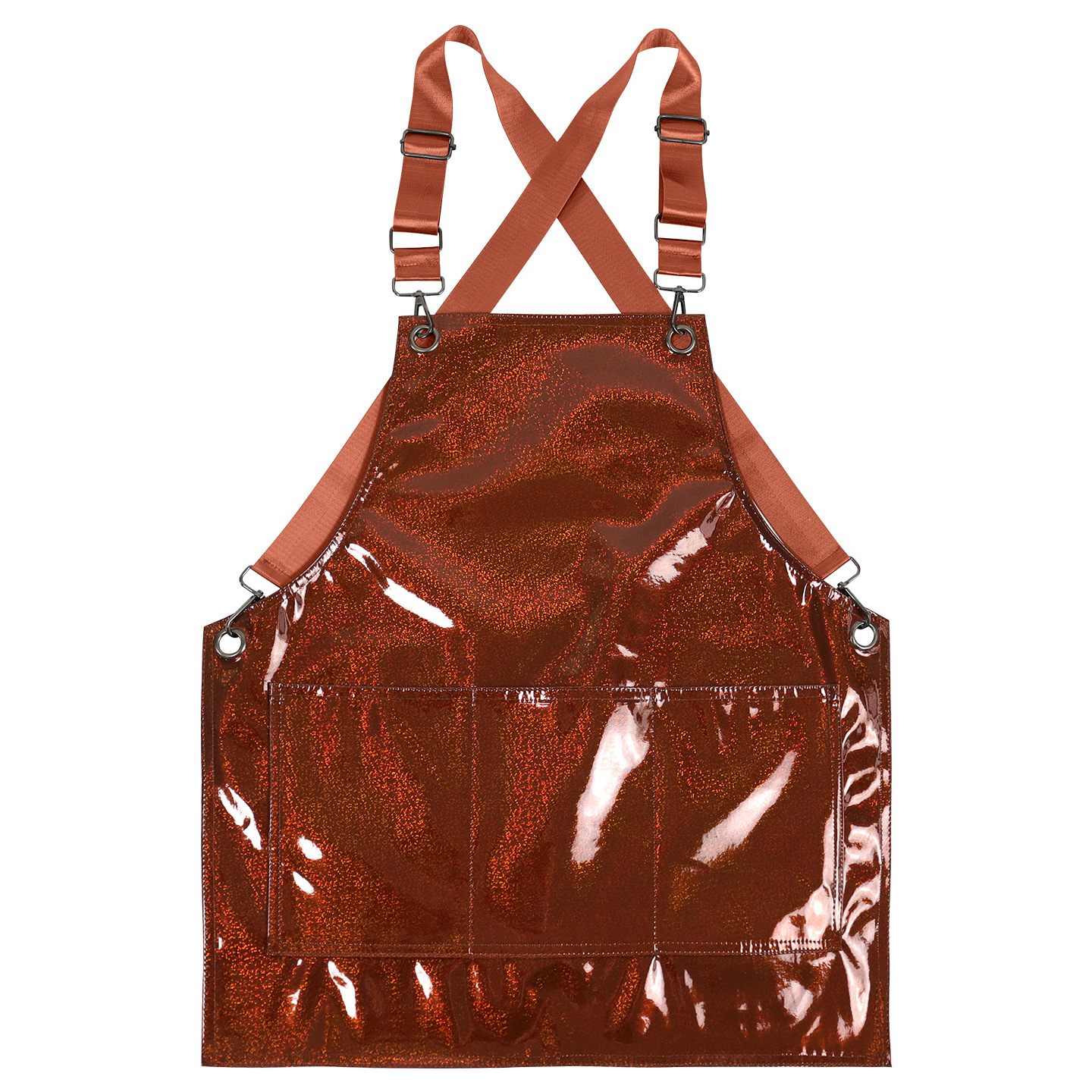 Transfronterizo Amazon PU delantal Personalizado logotipo peluquero caldo teñido corte de pelo ropa de trabajo de cocina delantal impermeable