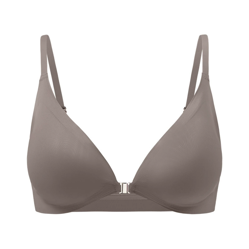 Бюстье-балконетная бюстье бюстье? (Note: This item: Push-up Thin Bra) Перевод: Тонкий бюстгальтер push-up, женский размер плюс, передняя застежка, ультратонкий бесшовный