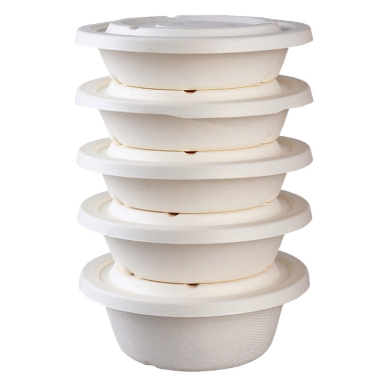 Disposable Bowl Food Grade Tableware Bowl Chopsticks Snowflake Mix Ice Paper Bowl Instant Noodles Taro Mud Smoothie Pack Disposable Bowl