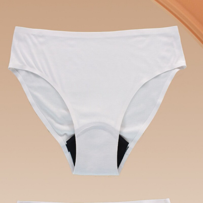 Incontinence Underwear, Leak-Proof, Fashionable Women's Seamless High-Waisted Triangle Postpartum and Postoperative Washable Care Underwear