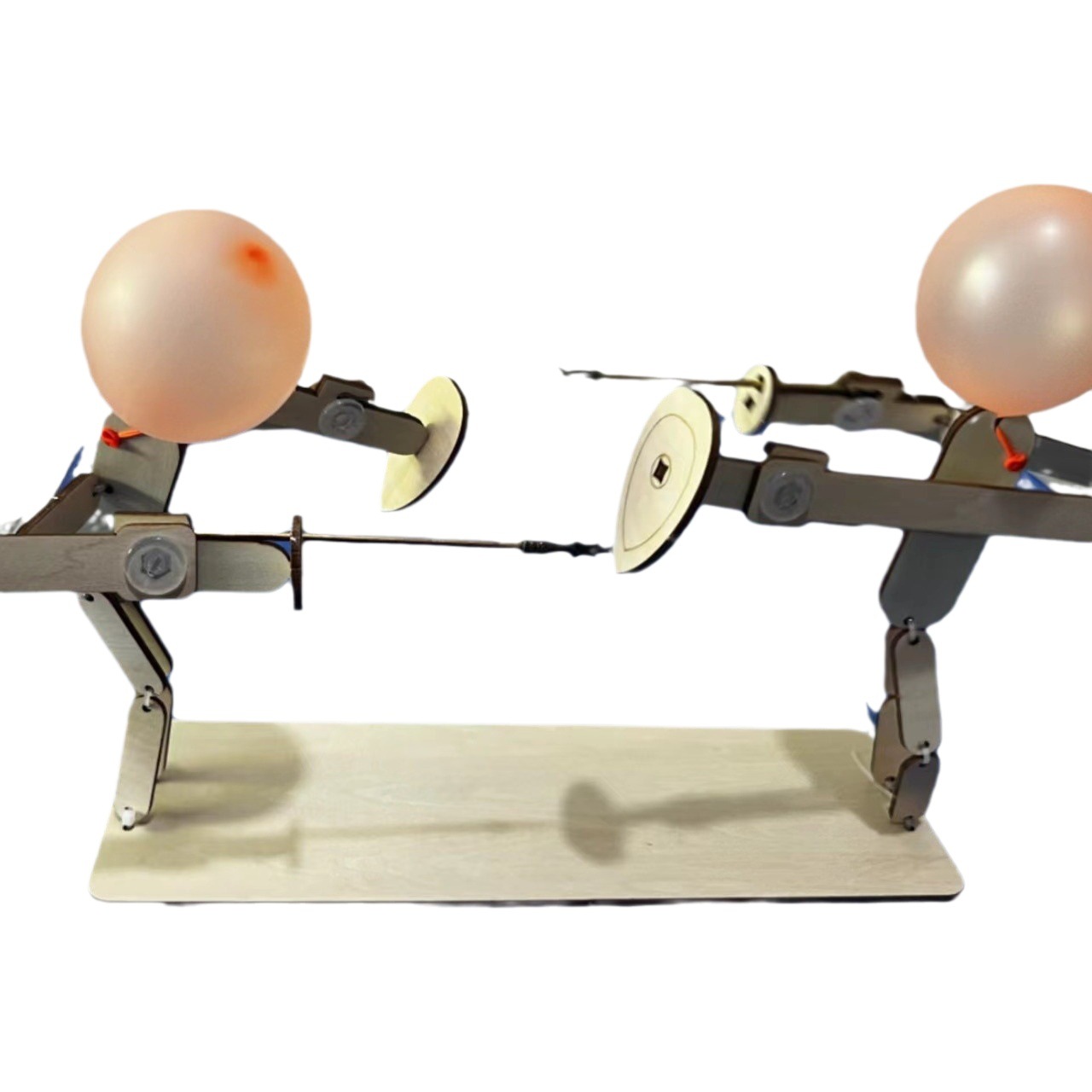 Globo Hombre batalla Festival de madera hombre original Internet celebridad doble batalla niños interacción padre-hijo pareja PK juguete rompecabezas