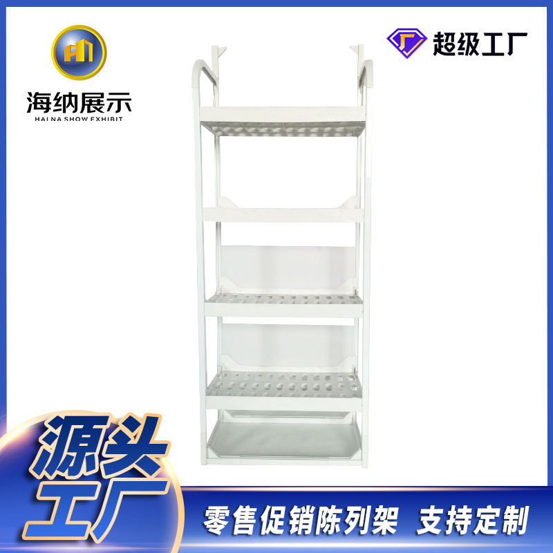 架子商店展示架广告上墙堆放陈列架摆摊多层超市展示网格货架专用