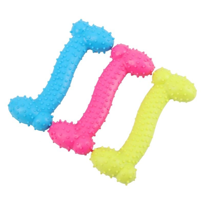 Игрушка для домашних собак Z-образная кость колючая кость молярная устойчивая к укусам игрушка для дрессировки собак TPR Материал безопасности для защиты окружающей среды