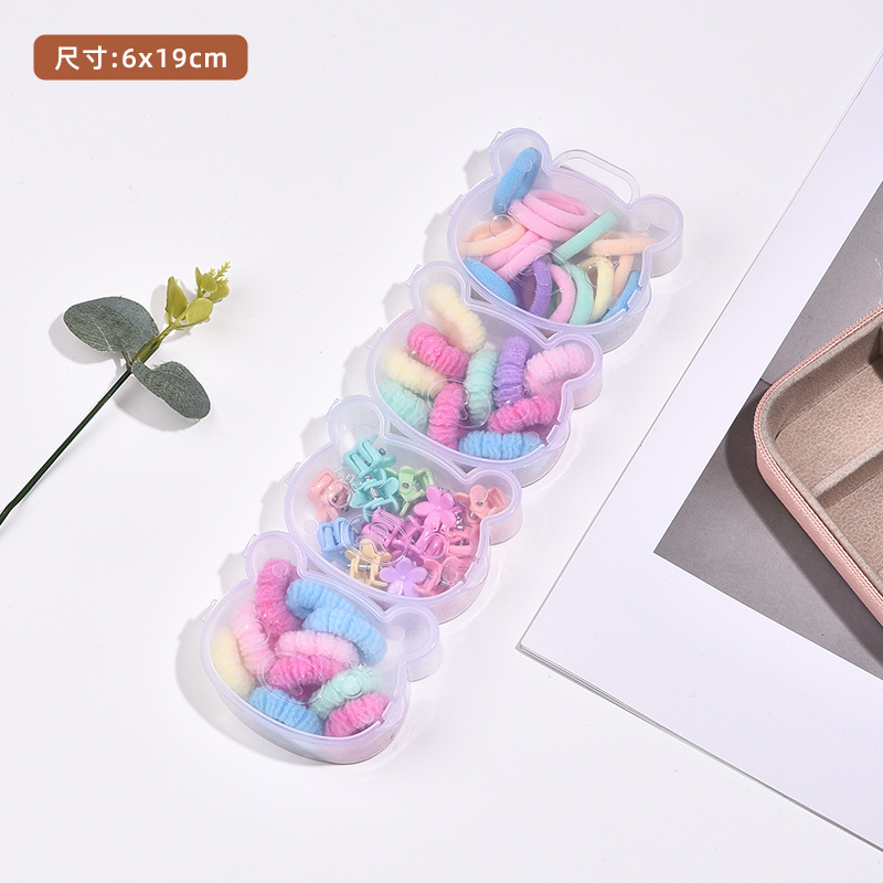 Las bandas de goma para bebés de los niños no dañan el cabello