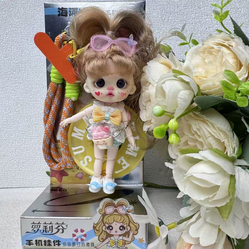 正版萝莉芬潮玩创意时尚手机挂件搪胶娃娃萌趣挂件娃手办礼物手办|undefined