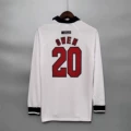 1998 england home long sleeve custom size 20