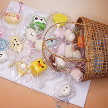 网红创意小鼻噶食品级硅胶捏捏挂件Q弹解压回弹玩具书包动物挂饰