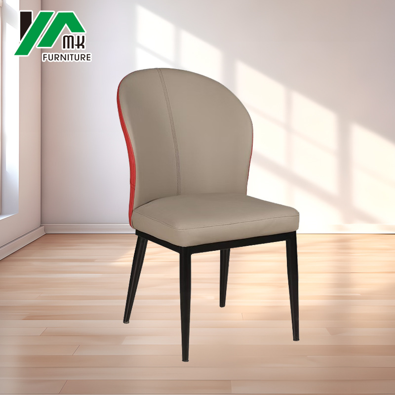 餐椅家用餐厅软包靠背椅酒店餐厅轻奢洽谈椅跨境出口客厅休闲凳子