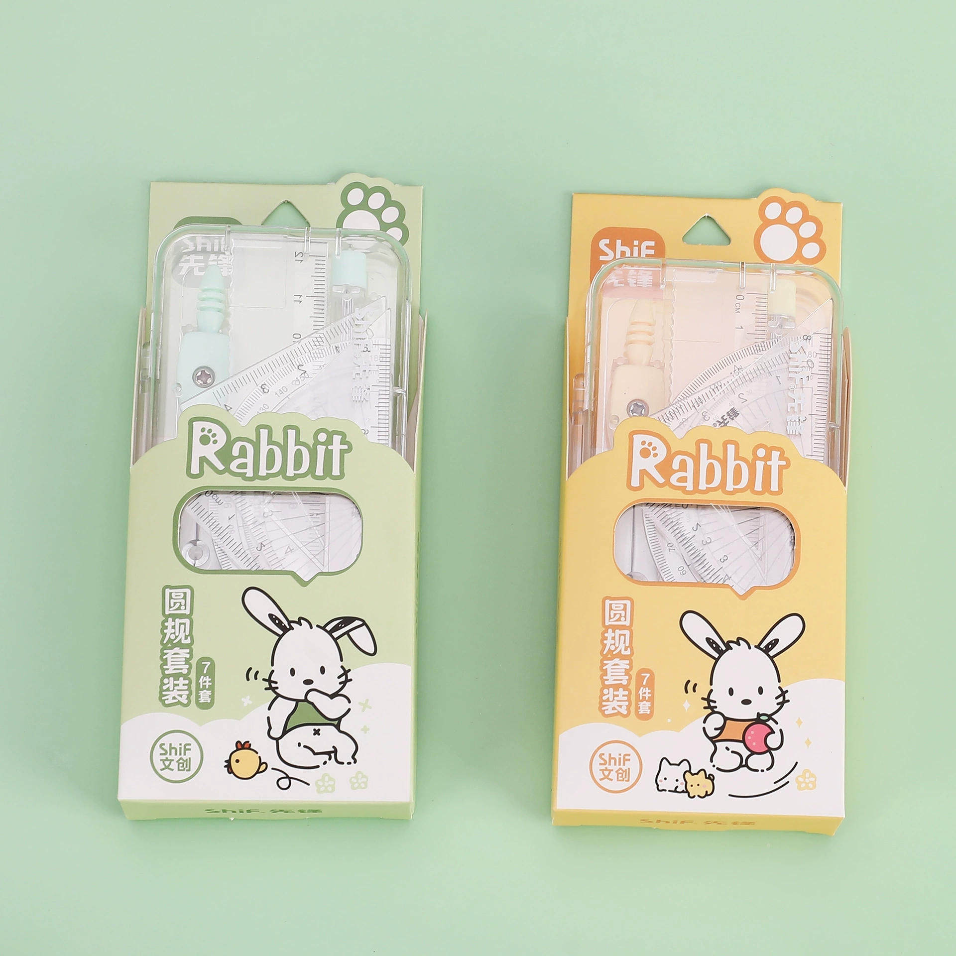 Metal set, stationery painting for teaching maths, simple and elegant design, training, wholesale
