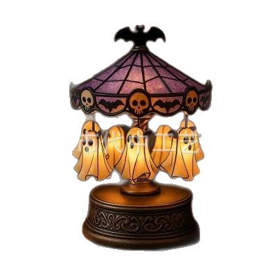 跨境爆款 Ghost Carousel Light 旋转幽灵灯 源头工厂|undefined