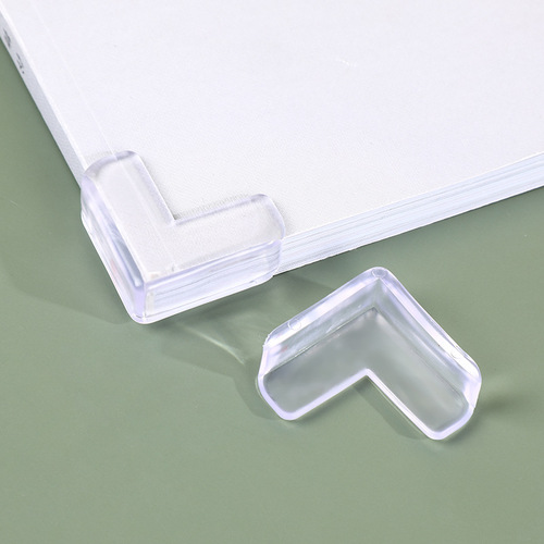 儿童透明防撞角 透明硅胶护角PVC透明角 婴儿安防直角加厚桌角防