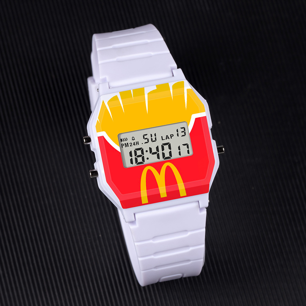 Reloj electrónico al aire libre para estudiantes adolescentes de secundaria y secundaria nocturna despertador cuadrado reloj electrónico
