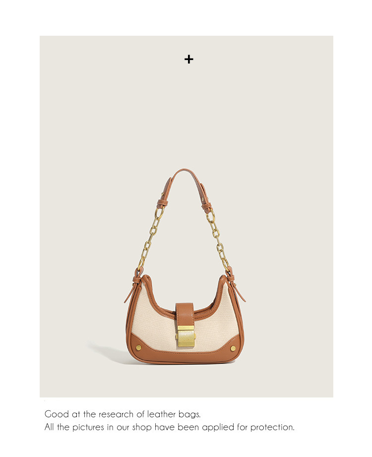 Shoulder Bag For Women Niche Design Handbag With Chain Texture_voghion.com