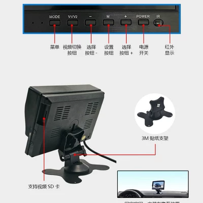 Car display 2/4/5-Channel Recorder Four-Channel