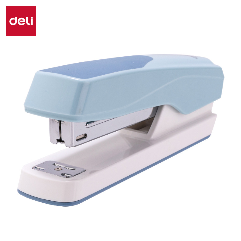 델리 0427_12 # 데스크탑 스테이플러 (라이트 블루) (상자)