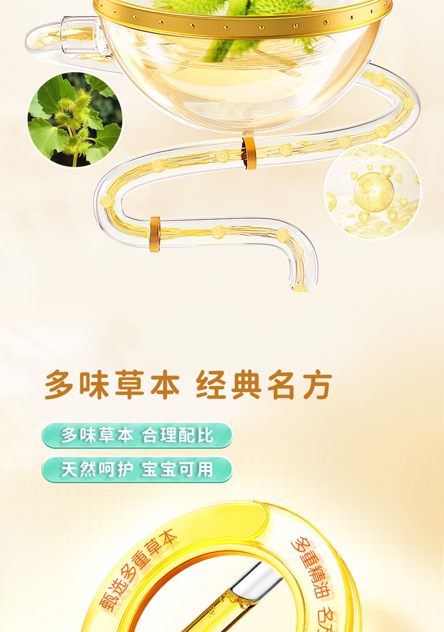 Cang Er Zi Nasal Care Cotton Swab Oil Portable Herbal Nasal Soothing Cotton Oil Stick 25 Pieces specifications
