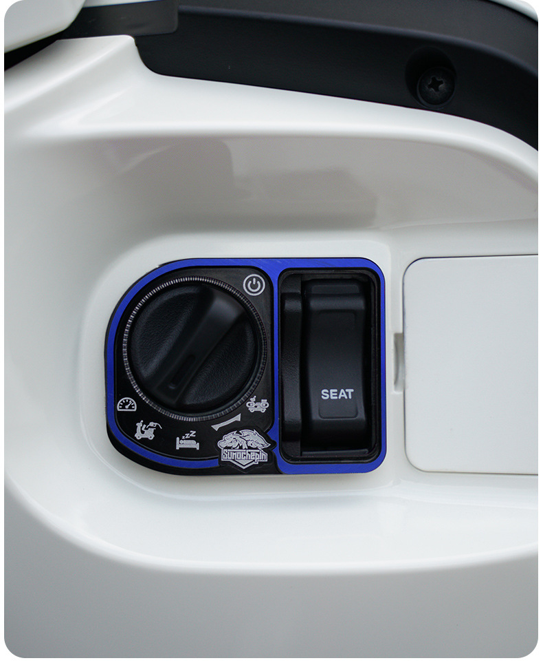 Suitable for Haojue motorcycle UHR150 NCR125 modified electric door lock cover NS125LA key switch cover decoration