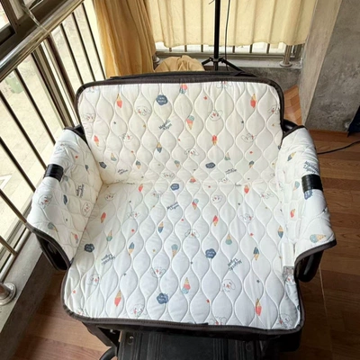 Yadi Electric Tricycle Emma – Electric car cushion - water-resistant-bunny-75cm-length-52cm-white