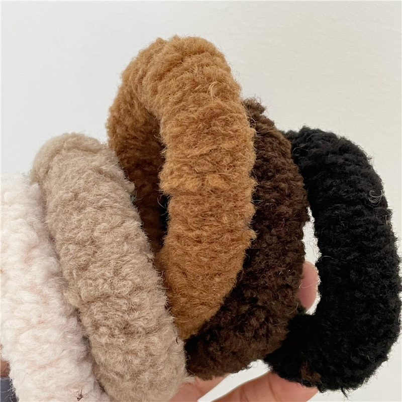 Cute Solid Color Cloth Hair Tie display picture 5