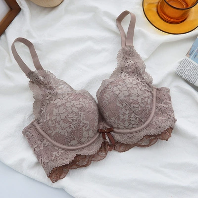 Push-up Lace Wireless Bra, Women's Underwire-free Bra, Sizes 32–40 (70–90AB), Multi-color