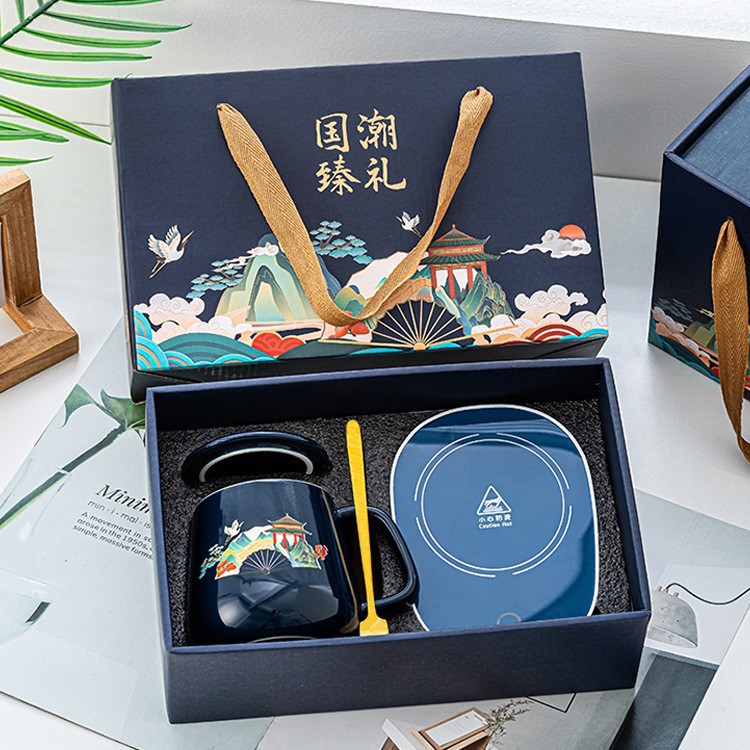 Recuerdos prácticos, tazas termostáticas de cerámica, sets de regalo creativos, regalos sorpresa, premios para eventos empresariales, obsequios, regalos de agradecimiento