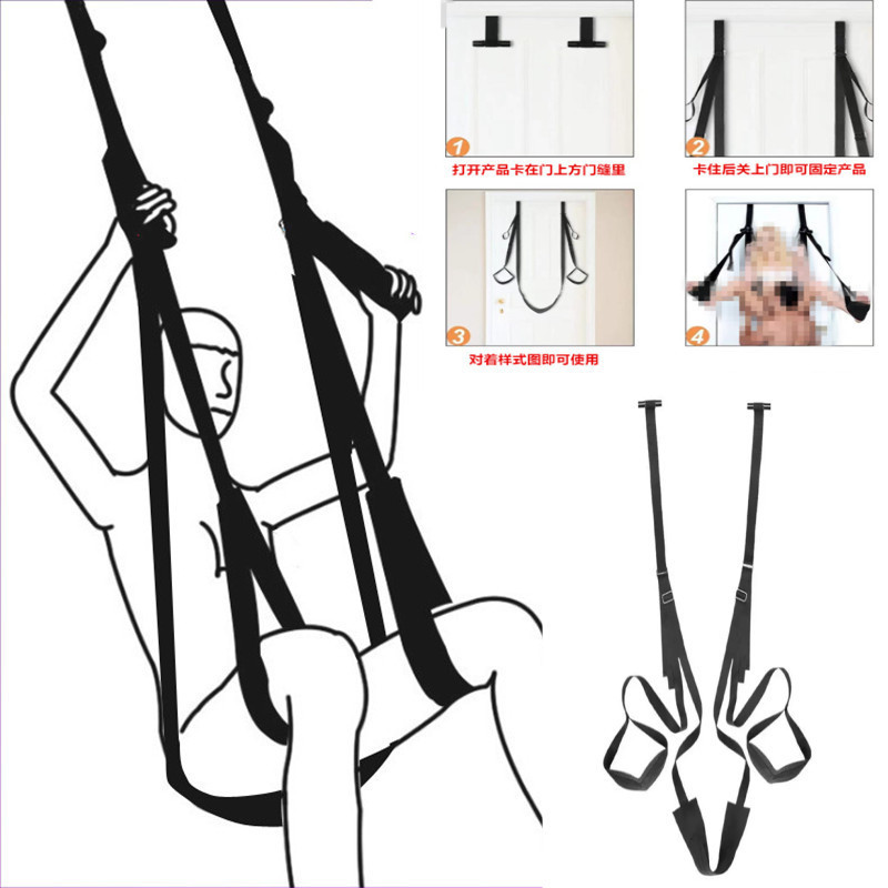 Amazon Adult Sex Carmen 2Nd Generation Sm Door Sex Swing with Cushion Posture Swing Sex Furniture