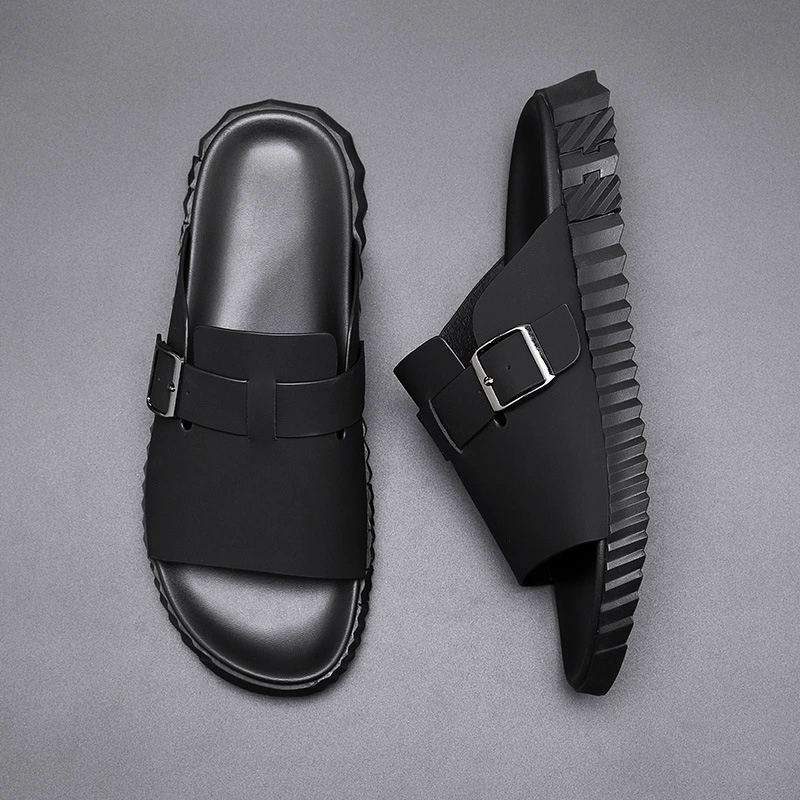 Summer slippers, men's non-slip beach beach footwear to go out, soft sole