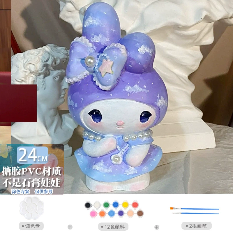 Кукла, раскраска, раскрашенная пластиковая игрушка, сделай сам, копилка