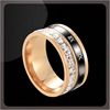 Advanced ring stainless steel, universal brand accessory, European style, does not fade, high-quality style, wholesale