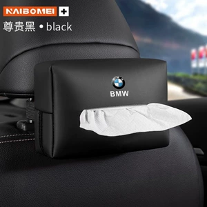 Car paper box armrest box tissue bag car seat back-mounted sun visor tissue bag storage car interior accessories