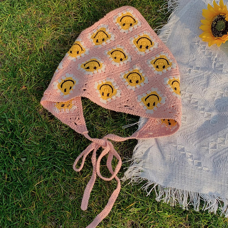 Dulce ins toallas triangulares francesas vino retro rojo cóncavo forma de toallas triangulares japonesas hechas a mano toallas de gancho