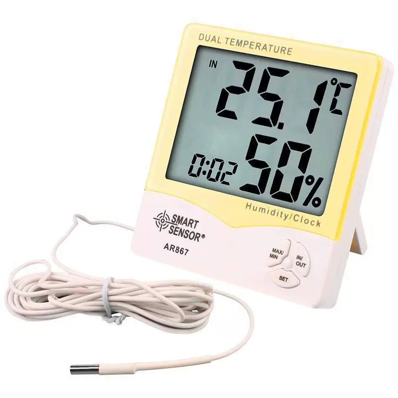 Hima AR807 термометр и гигрометр AR867 Бытовая высокая точность с зондом Термометр внутренней электронной температуры и влажности