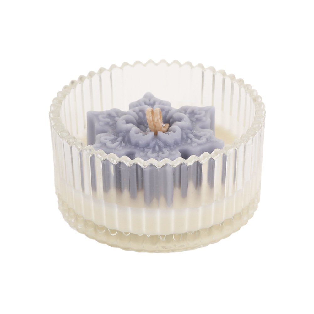 Hecho a mano DIY cera de perfume cilindro de vidrio transparente regalo de boda acompañante de atmósfera cálida decoración de cera de perfume