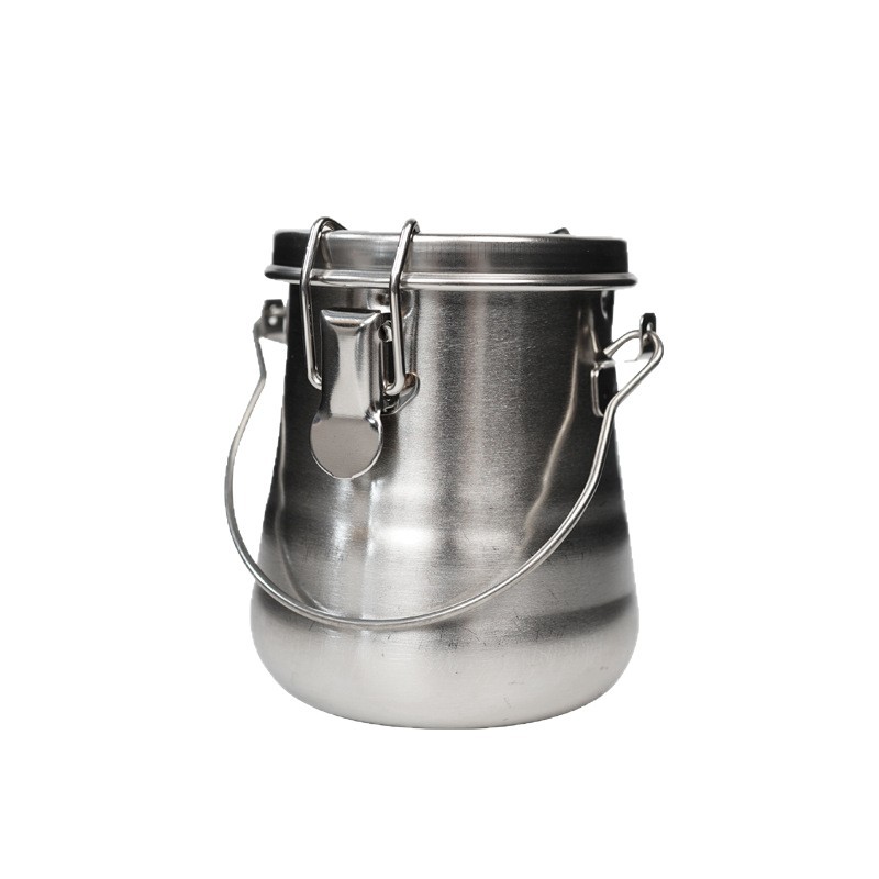 Solo tambor de acero inoxidable pintura al óleo olla doble tambor gran lavadora pluma de metal Cubo de lavado sellado pintura al óleo olla de medios de lavado