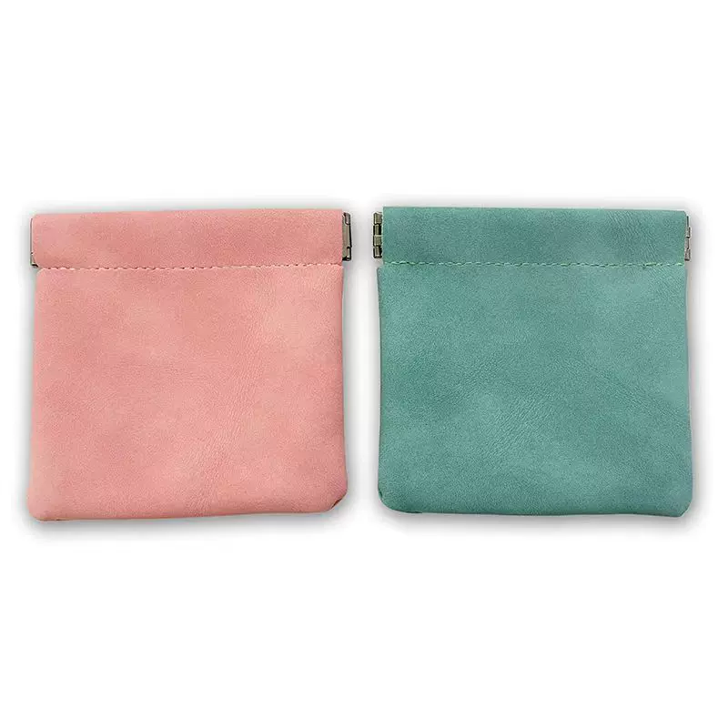 PU弹片袋文玩手串珠宝首饰饰品袋卫生棉防尘收纳包装袋厂家定制