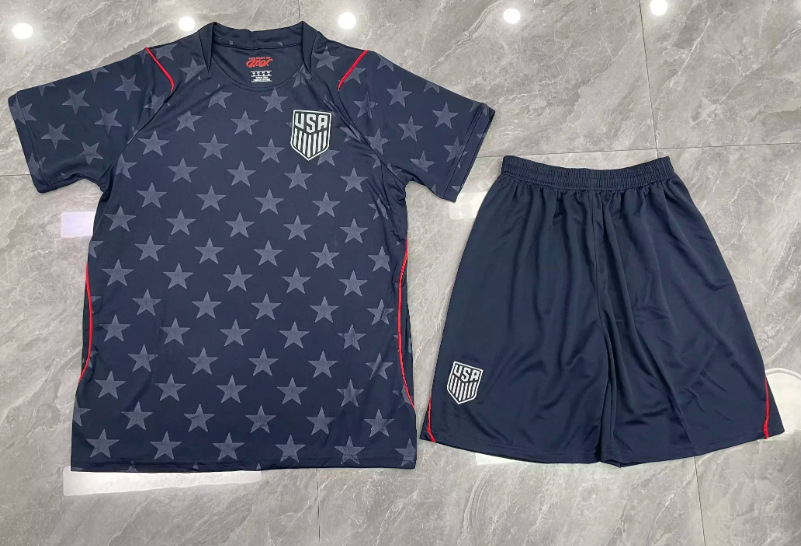 Camiseta de fútbol infantil Copa del Mundo 2026 Camiseta de fútbol nacional Estados Unidos Brasil Francia Alemania Camiseta infantil