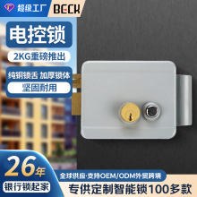 楼宇单元门喷粉电控锁门禁锁智能门锁电子密码刷卡防盗大门家用