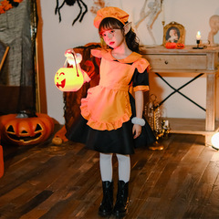 ハロウィーン子供衣装カボチャ衣装魔女衣装メイド服プリンセス女の子親子衣装吸血鬼ドレス女