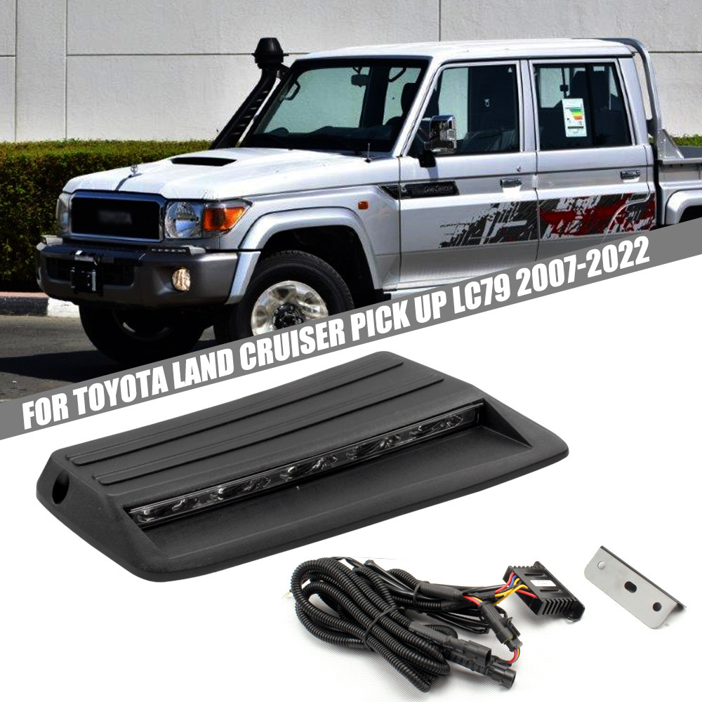 Aplicable para el conjunto de luces de niebla delanteras FJ79 de Toyota 07 - 12 años Land Cruiser, lámpara de barra LED, conjunto de luces diurnas image 1