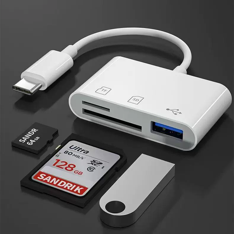 Apple, совместимый USB-флеш-накопитель, карта памяти, мобильный телефон, универсальный ноутбук, три в одном
