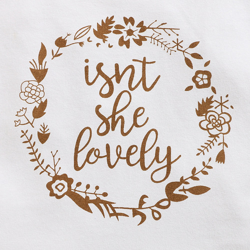 Girls' Summer Outfit European and American Style Popular Short-sleeved Letter Romper + Floral Polka Dot Shorts Three-piece Set