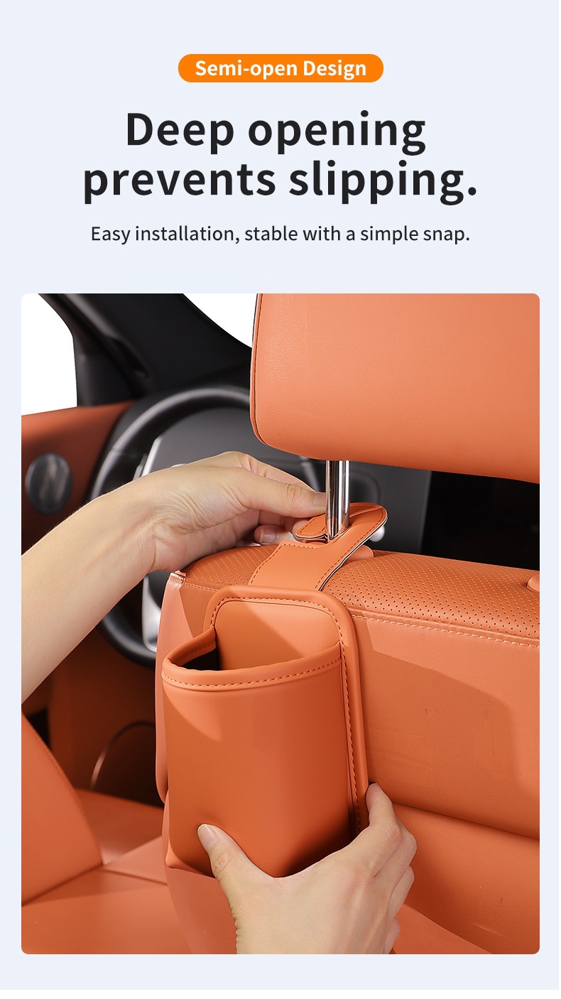 New cross-border car hook for seat back, multifunctional in-car hook, headrest seat back car cup holder