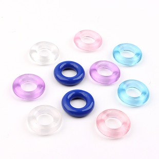 Male Penile Ring Locking Ring Crystal Ring Fun Ring Circled Ring Sun Ring Tri-color Ring Couple Adult Sex Toy
