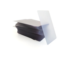 印刷透明名片厂家定制PVC卡片设计打印哑面光面磨砂塑胶塑料拆屏