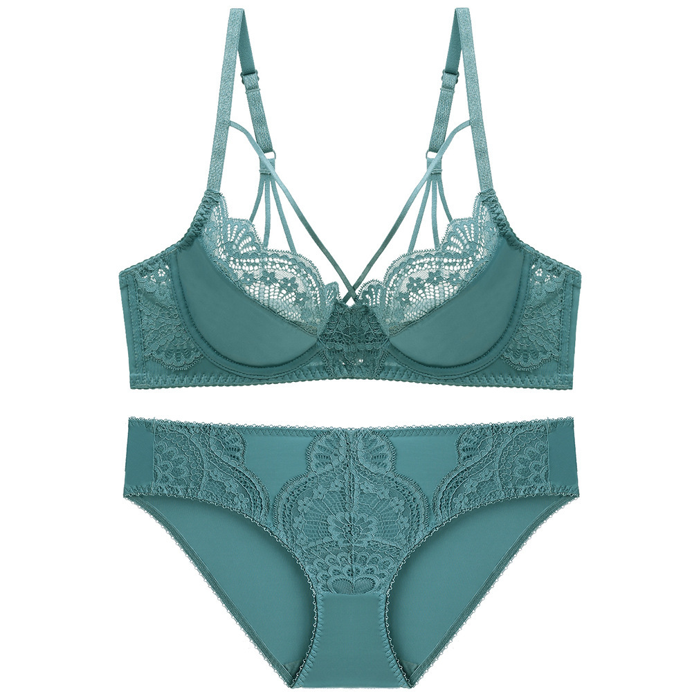 Puro deseo ropa interior traje de mujer sexy belleza espalda sujetador encaje pecho grande pecho pequeño pecho contrato anti-flacidez sujetador traje