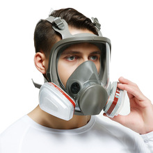 防毒面具全面罩喷漆化工打农药全面罩6800款大视野硫化氢防毒面罩