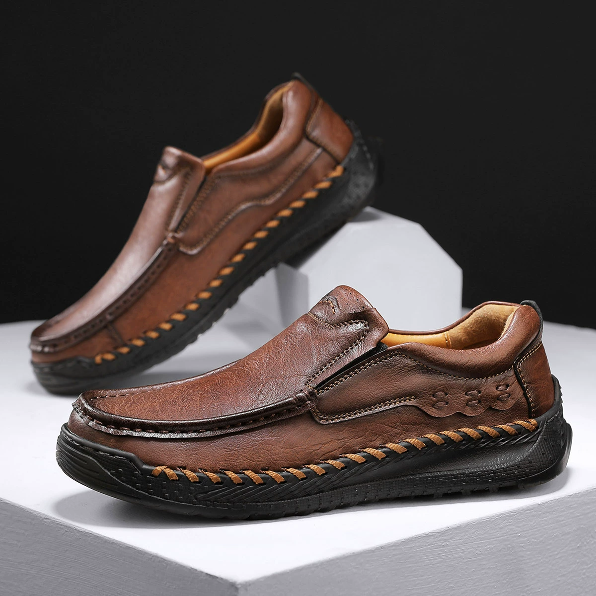 Независимая станция взрывы Amazon трансграничная кожаная обувь мужская кожаная обувь большого размера мужская наружная обувь повседневная кожаная обувь походная обувь