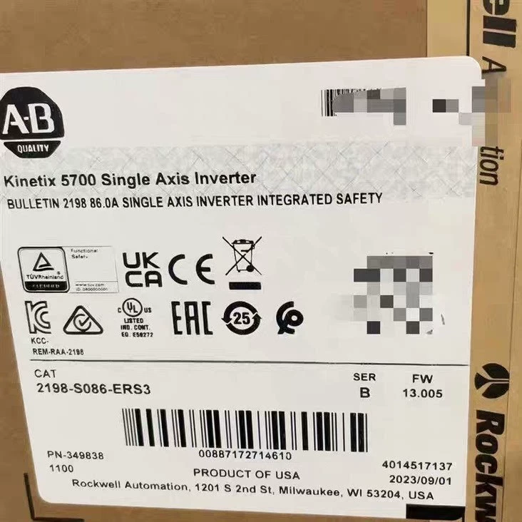 Привод AB Rockwell 2198-S086-ERS4, новая точечная торговля, бесплатная доставка